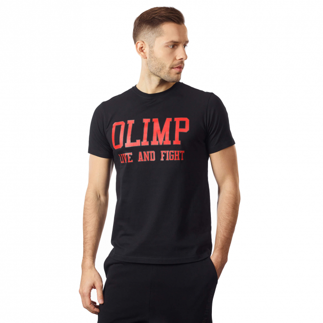 Olimp-Mens-Tshirt-Laf-Black